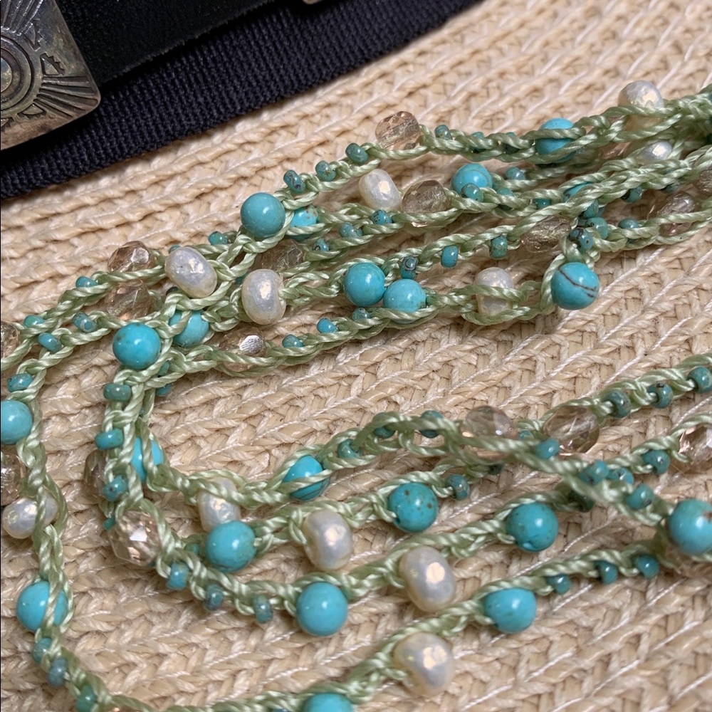 Boho Handmade Wrap/Necklace - Picture 2 of 6